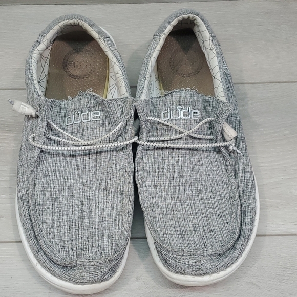 Hey Dude Mens Wally Linen Loafer slip on shoes sz 11 main image 6